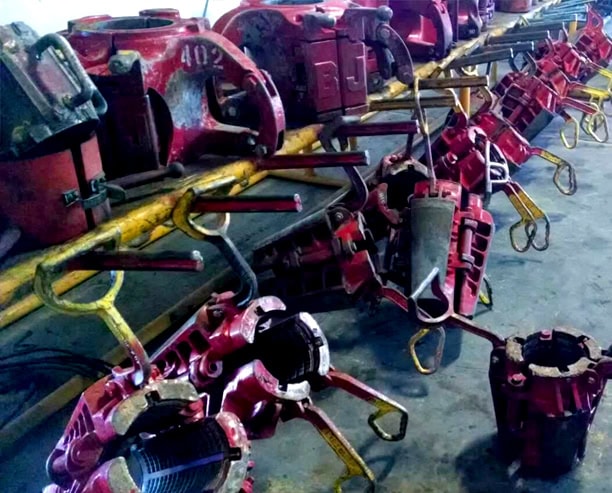 Oilfield Handling Tools Storage Tongs Slips